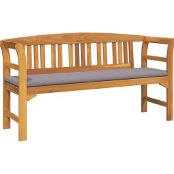 vidaXL Rosebænk Naturlig 157 x 46 x 82,5 cm Massivt Akacietræ