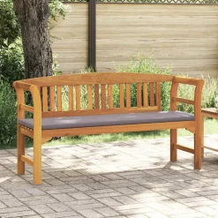 vidaXL Rosebænk Naturlig 157 x 46 x 82,5 cm Massivt Akacietræ