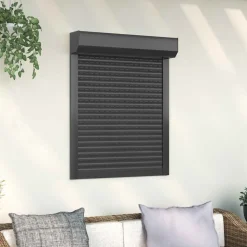 vidaXL Rullegardin Antracit 70 x 100 cm Aluminium og Polyurethan