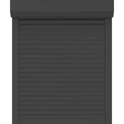 vidaXL Rullegardin Antracit 70 x 100 cm Aluminium og Polyurethan