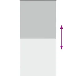vidaXL rullegardin mørklægning 110x210 cm stofbredde 105,7cm polyester