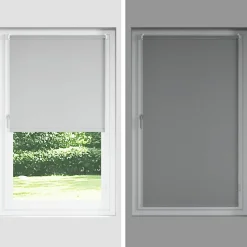 vidaXL rullegardin mørklægning 135x150 cm stofbredde 131,6cm polyester