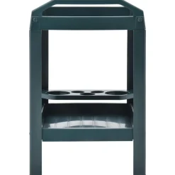 vidaXL rullevogn 69x53x72 cm plastik grøn