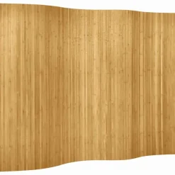 vidaXL rumdeler bredde 250 cm højde 165 cm bambus naturfarvet