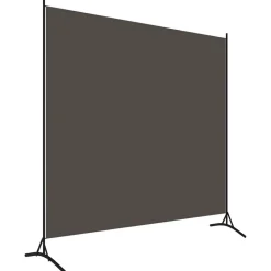 vidaXL rumdeler 175x180 cm stof antracitgrå