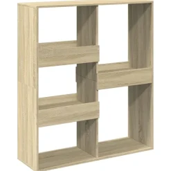 vidaXL rumdeler 100x33x115 cm konstrueret træ sonoma-eg