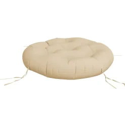 vidaXL rund hynde Ø60x11 cm oxfordstof beige