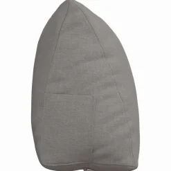 vidaXL Rygpude Gråbrun 45 x 20 x 35 cm Stof