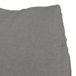 vidaXL Rygpude Gråbrun 45 x 20 x 35 cm Stof