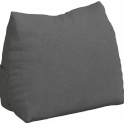 vidaXL Rygpude Mørkegrå 45 x 20 x 35 cm Stof