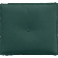 vidaXL Rygpude Mørkegrøn 50 x 45 cm Velourstof