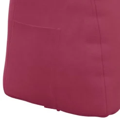 vidaXL Rygpude Vinrød 45 x 24 x 50 cm Fløjl