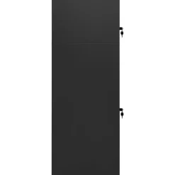 vidaXL sadelskab 53x53x140 cm stål antracitgrå