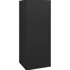 vidaXL sadelskab 53x53x140 cm stål antracitgrå