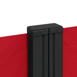 vidaXL sammenrullelig sidemarkise 100 x 600 cm rød