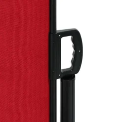 vidaXL sammenrullelig sidemarkise 100 x 600 cm rød