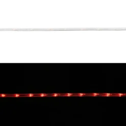 vidaXL Sejllys med 1200 LED'er Rød 50 m PVC