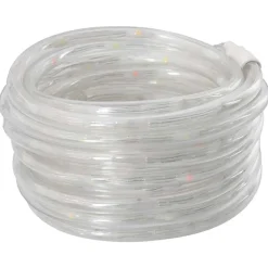vidaXL Sejllys med 120 LED'er Varm hvid 5 m PVC
