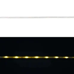 vidaXL Sejllys med 120 LED'er Varm hvid 5 m PVC