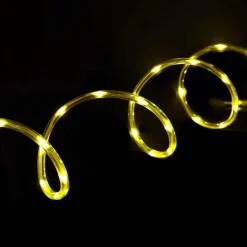 vidaXL Sejllys med 120 LED'er Varm hvid 5 m PVC