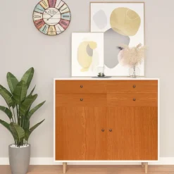 vidaXL selvklæbende folie til møbler 500x90 cm PVC lyst egetræ