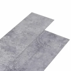 vidaXL Selvklæbende Gulvplank 32 pcs Cement Grå 4,46 m² PVC