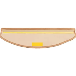 vidaXL selvklæbende trappemåtter 5 stk. 65x21x4 cm beige