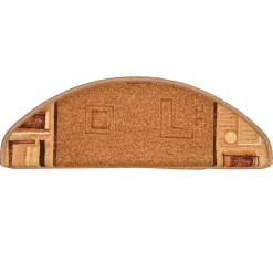 vidaXL selvklæbende trappemåtter 5 stk. 65x21x4 cm beige