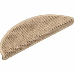 vidaXL selvklæbende trappemåtter 15stk. 56x17x3cm sisal-look sandfarve
