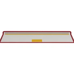 vidaXL Selvklæbende Trappemåtter Stribet 15 pcs Rød 65 x 21 x 4 cm