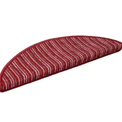 vidaXL Selvklæbende Trappemåtter 15 pcs Rød 56 x 17 x 3 cm