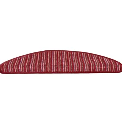 vidaXL Selvklæbende Trappemåtter 15 pcs Rød 56 x 17 x 3 cm