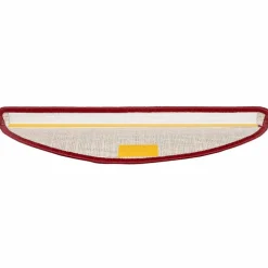 vidaXL Selvklæbende Trappemåtter 15 pcs Rød 56 x 17 x 3 cm