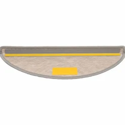 vidaXL selvklæbende trappemåtter 15 stk. 56x17x3 cm sisal-look sølv