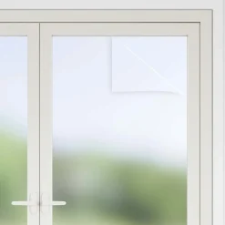 vidaXL Selvklæbende Vinduesfolie Frostet grå 45 x 2000 cm PVC