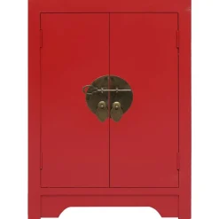 vidaXL sengebord 38 x 28 x 52 cm kejsertræ rød