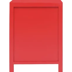 vidaXL sengebord 38 x 28 x 52 cm kejsertræ rød