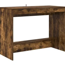 vidaXL Sengebord Røget eg 100 x 45 x 75 cm Konstrueret træ