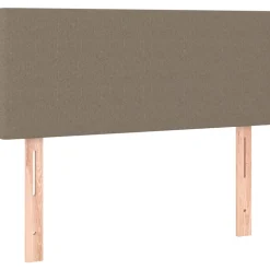 vidaXL sengegavl 80x5x78/88 cm stof gråbrun