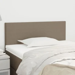 vidaXL sengegavl 80x5x78/88 cm stof gråbrun
