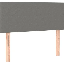 vidaXL sengegavl 80x5x78/88 cm stof mørkegrå