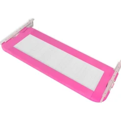 vidaXL sengegelænder til barneseng 102 x 42 cm pink
