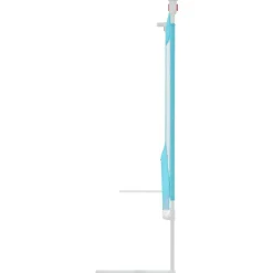 vidaXL sengehest til børneseng 90x25 cm stof blå