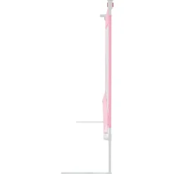 vidaXL sengehest 100x25 cm stof lyserød