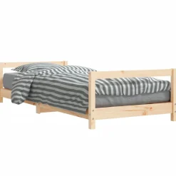 vidaXL sengeramme til juniorseng 80x200 cm massivt fyrretræ