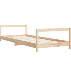 vidaXL sengeramme til juniorseng 80x200 cm massivt fyrretræ