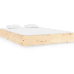 vidaXL sengeramme uden madras 200x200 cm massivt træ