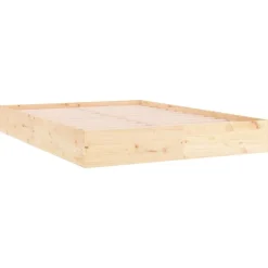vidaXL sengeramme uden madras 200x200 cm massivt træ