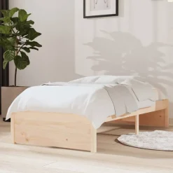 vidaXL sengeramme 75x190 cm massivt træ