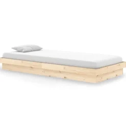 vidaXL sengeramme 90x200 cm massivt træ